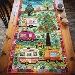 Forest Path Camping Table Runner - Made to Order TABLE928