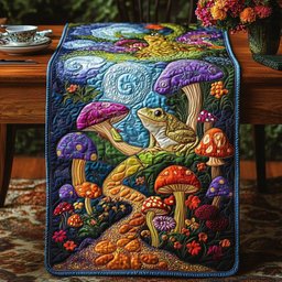 Froggy Dreamscape Table Runner - Made to Order TABLE928