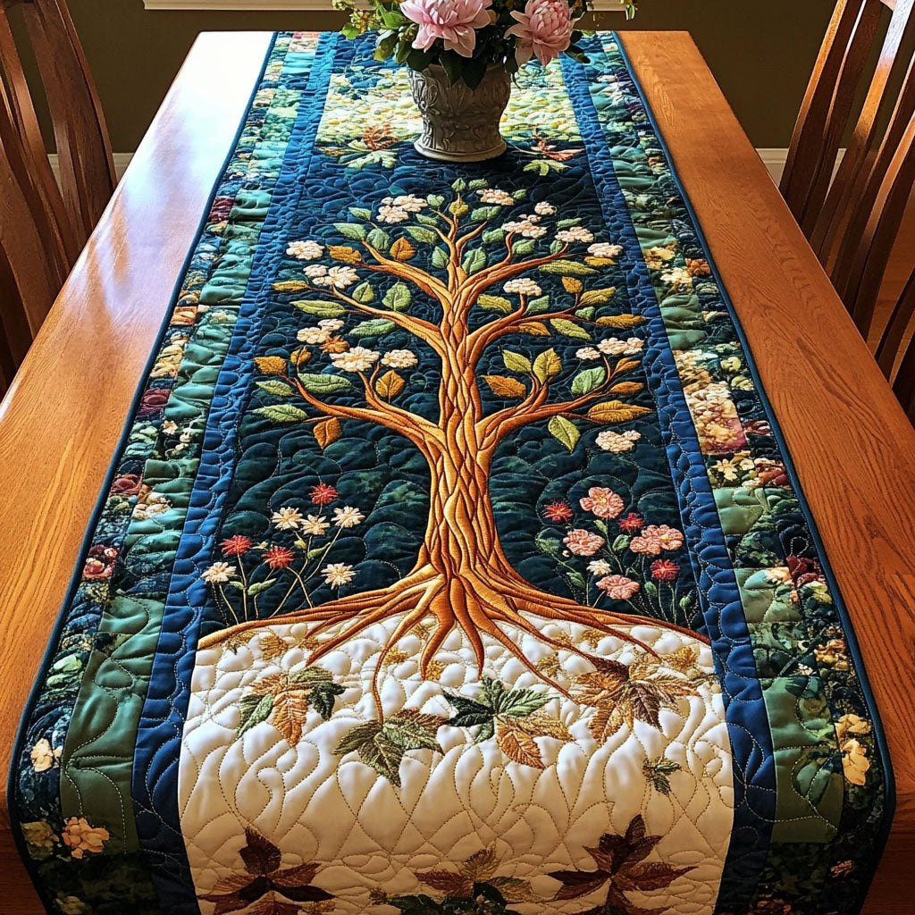Forest of Blooms Table Runner - Made to Order TABLE928