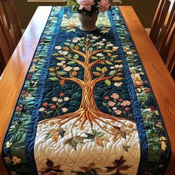 Forest of Blooms Table Runner - Made to Order TABLE928