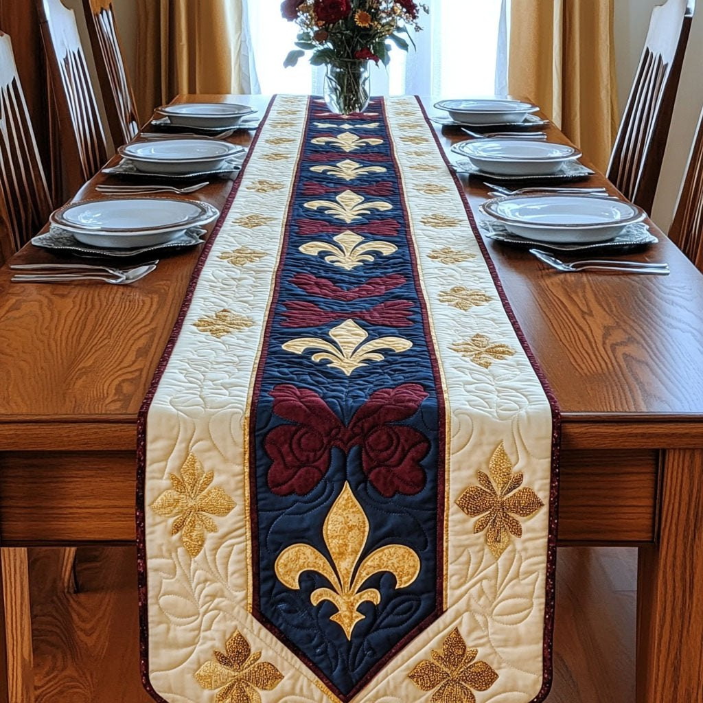 French Crest Table Runner - Made to Order TABLE928