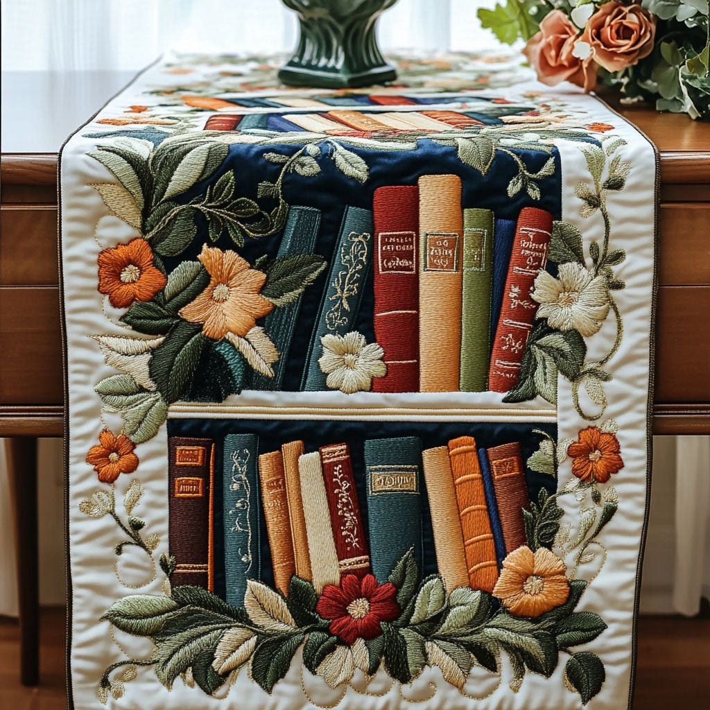 Floral Library Table Runner - Made to Order TABLE928