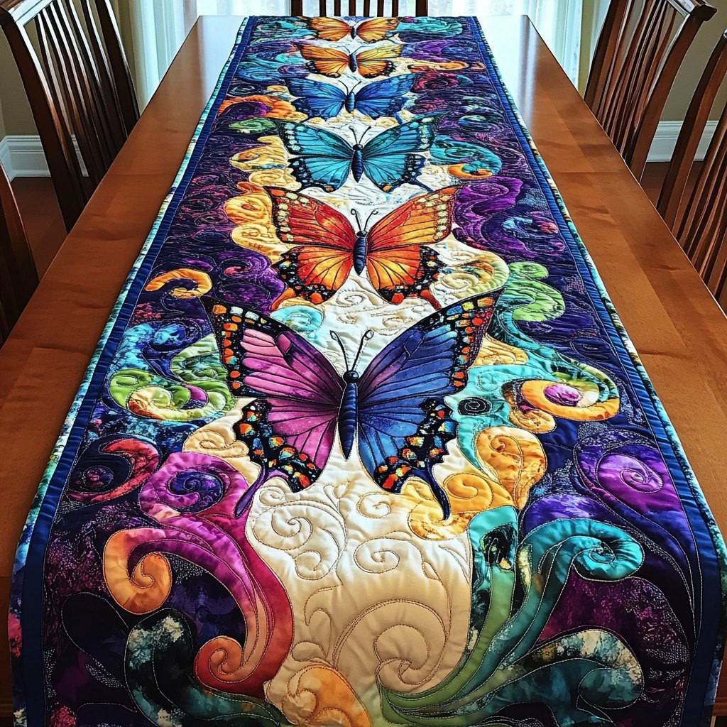 Fluttering Dreams Table Runner - Made to Order TABLE928
