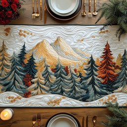 Forest Path Table Runner - Made to Order TABLE928