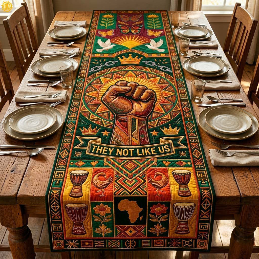 Freedom Fist Heritage Table Runner - Made to Order TABLE928