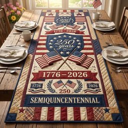Freedom Shield Table Runner - Made to Order TABLE928