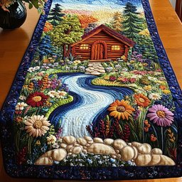 Floral Retreat Table Runner - Made to Order TABLE928