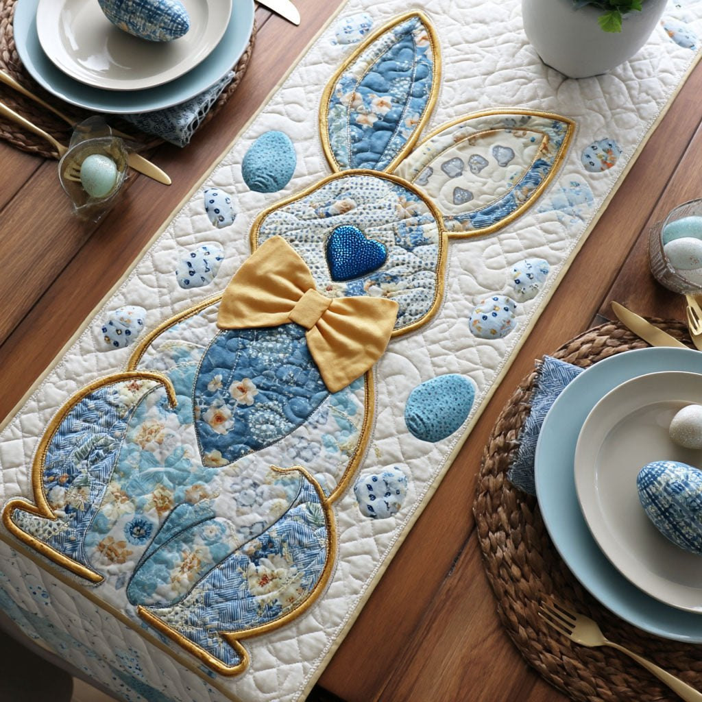 Floral Bunny Patch Table Runner - Made to Order TABLE928