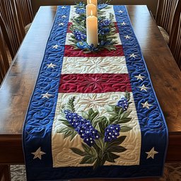 Floral Flag Table Runner - Made to Order TABLE928