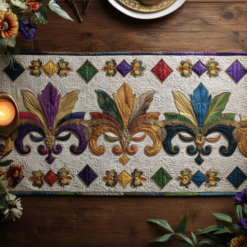 Fleur Fusion Place Table Runner - Made to Order TABLE928
