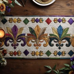 Fleur Fusion Place Table Runner - Made to Order TABLE928