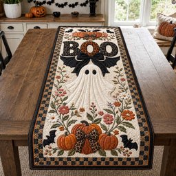Floral Boujee Boo Table Runner - Made to Order TABLE928
