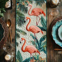 Flamingo Days Table Runner - Made to Order TABLE928