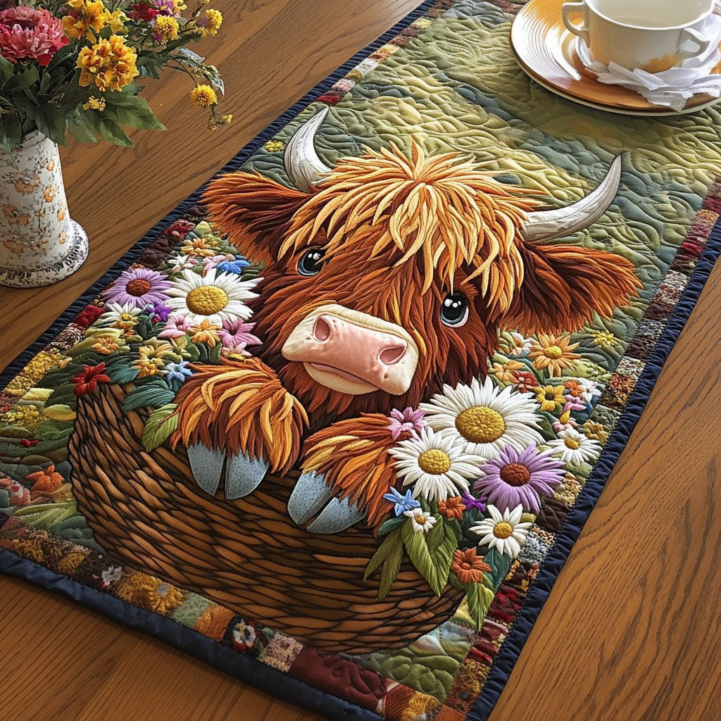 Floral Highland Table Runner - Made to Order TABLE928