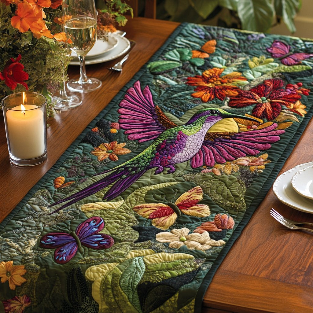 Flight of Beauty Table Runner - Made to Order TABLE928