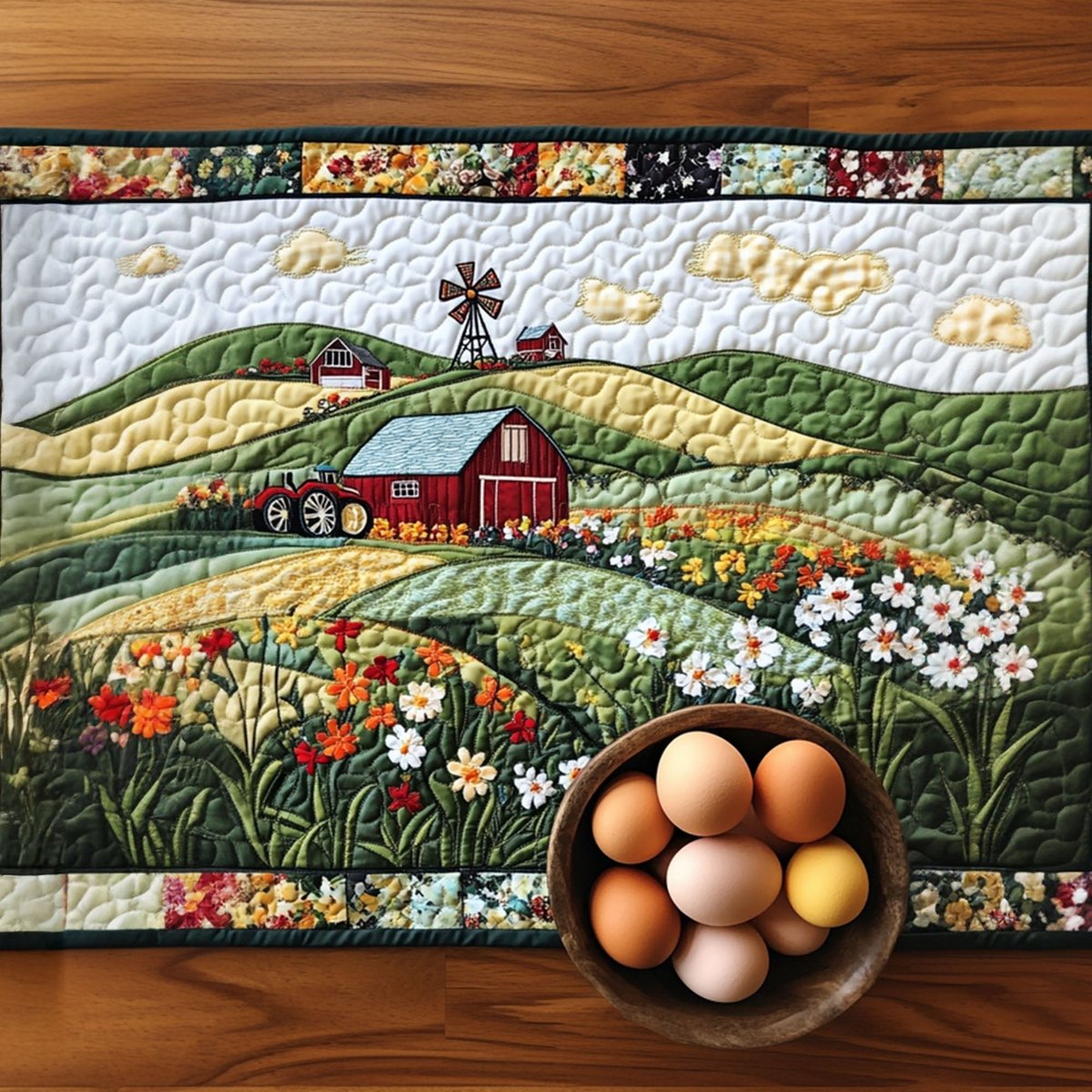 Floral Fields Table Runner - Made to Order TABLE928