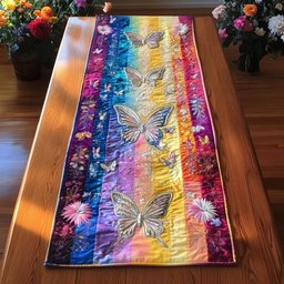 Flight of Colors Table Runner - Made to Order TABLE928