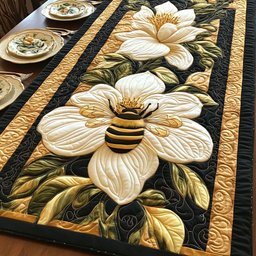 Floral Flight Elegance Table Runner - Made to Order TABLE928