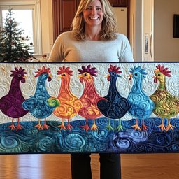 Flock Party Table Runner - Made to Order TABLE928