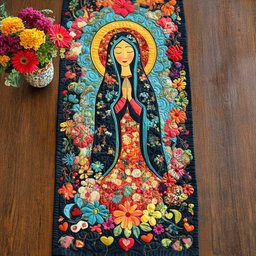 Floral Guadalupe Table Runner - Made to Order TABLE928