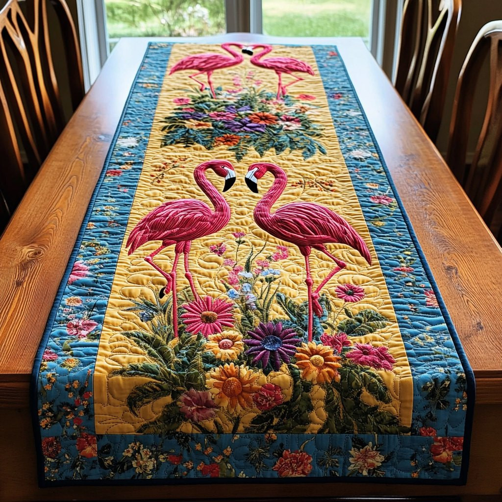 Flamingo Fun Table Runner - Made to Order TABLE928