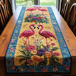 Flamingo Fun Table Runner - Made to Order TABLE928