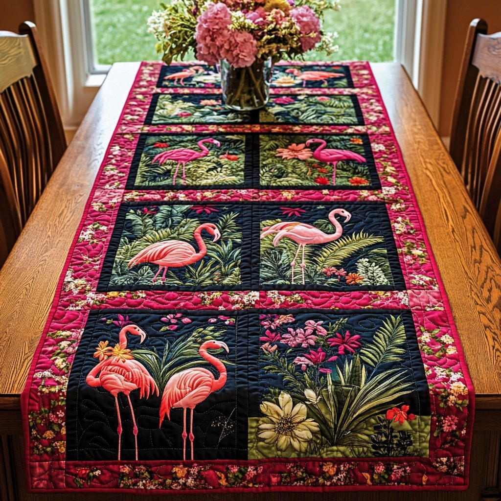 Flamingo Charm Table Runner - Made to Order TABLE928