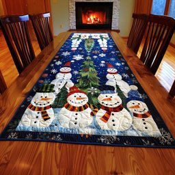 Frosty Evergreen Table Runner - Made to Order TABLE928
