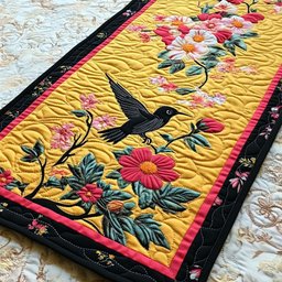 Feathered Delight Table Runner - Made to Order TABLE928