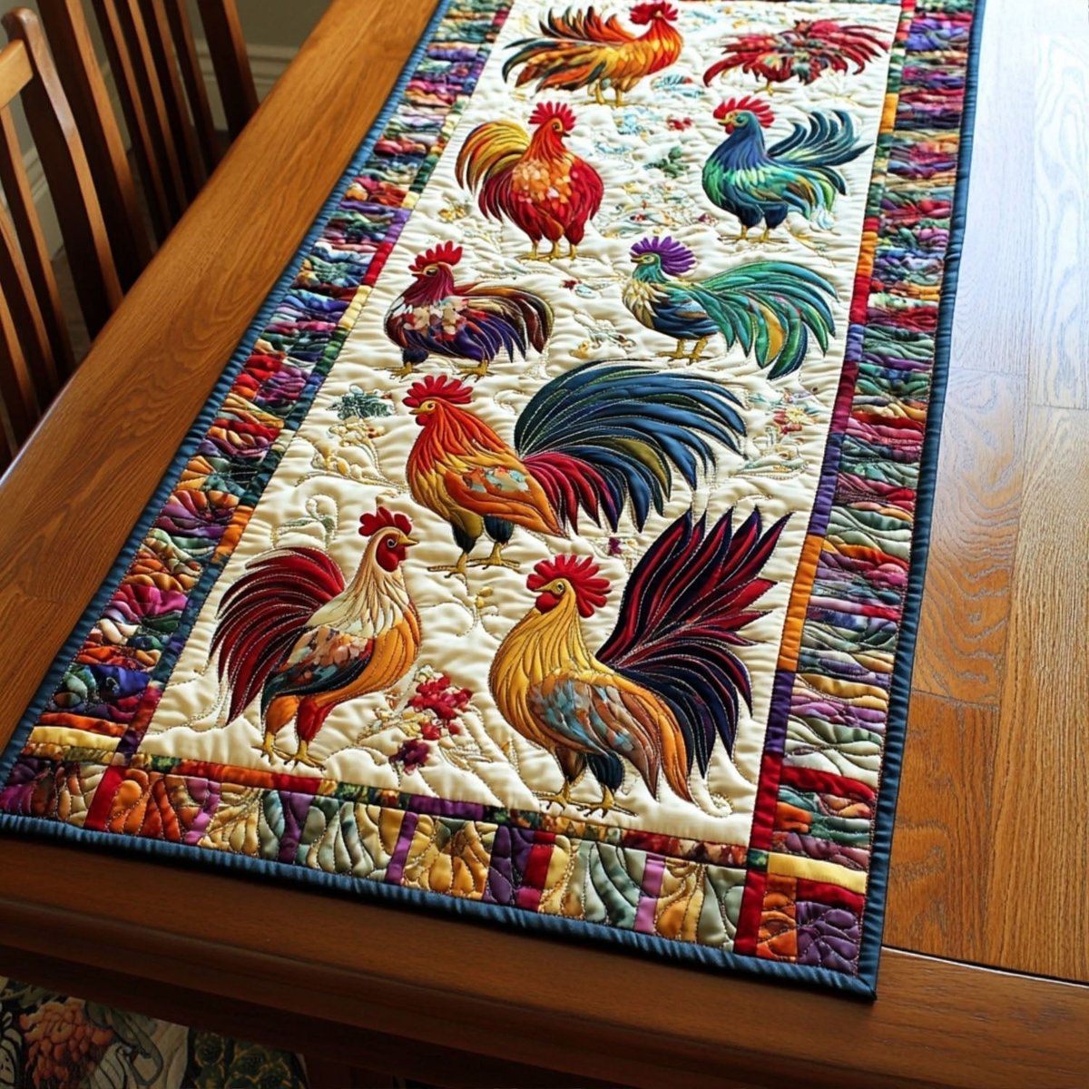 Farmyard Gathering Table Runner - Made to Order TABLE928