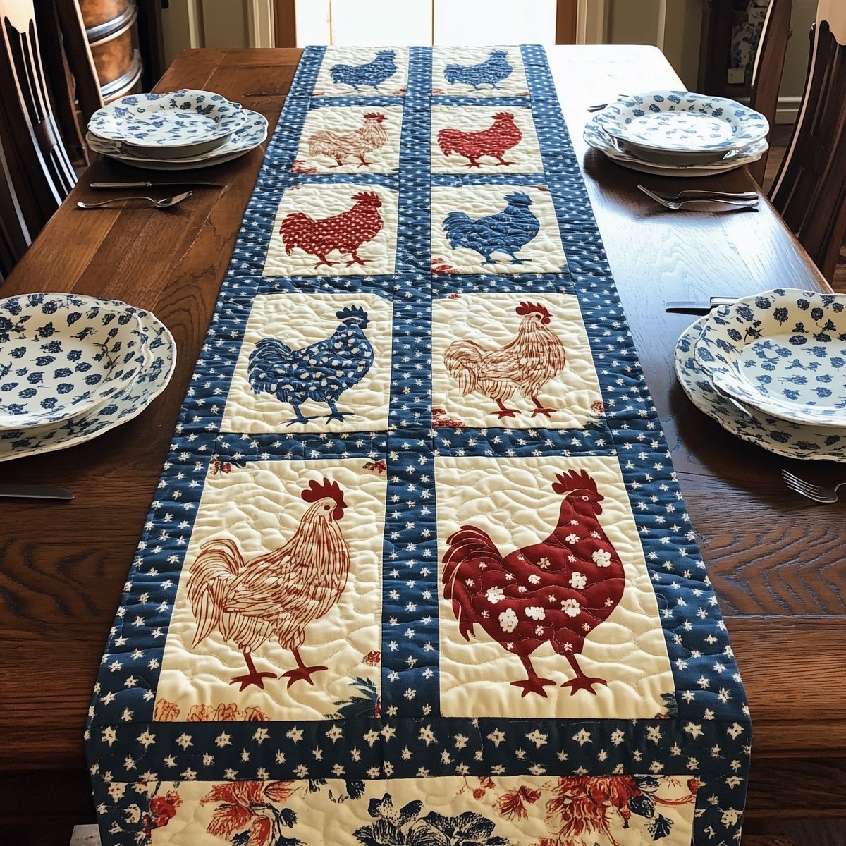 Feathers of Freedom Table Runner - Made to Order TABLE928