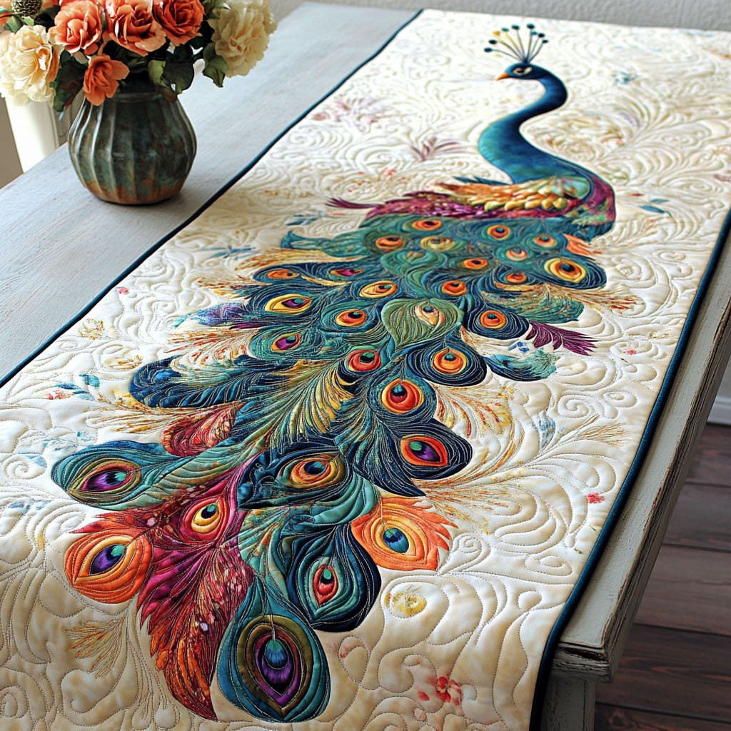 Feathered Grace Table Runner - Made to Order TABLE928