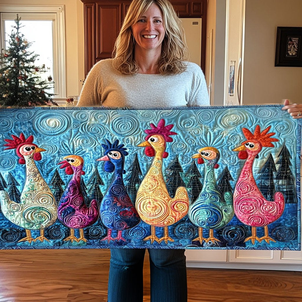 Feathered Fables Table Runner - Made to Order TABLE928