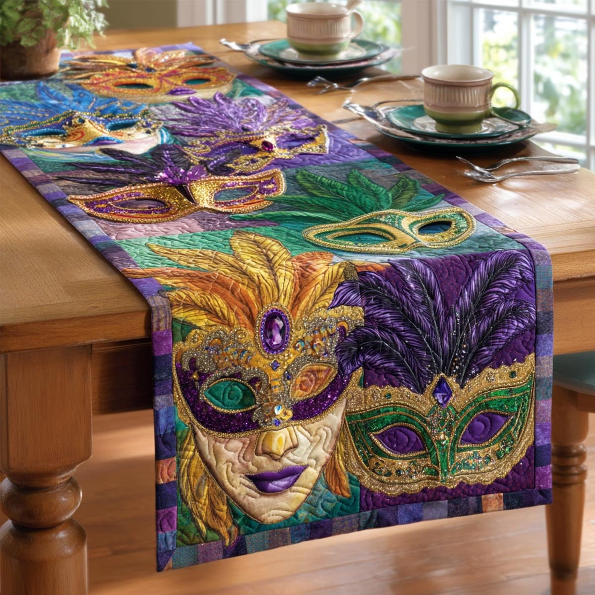 Festival Parade Table Runner - Made to Order TABLE928