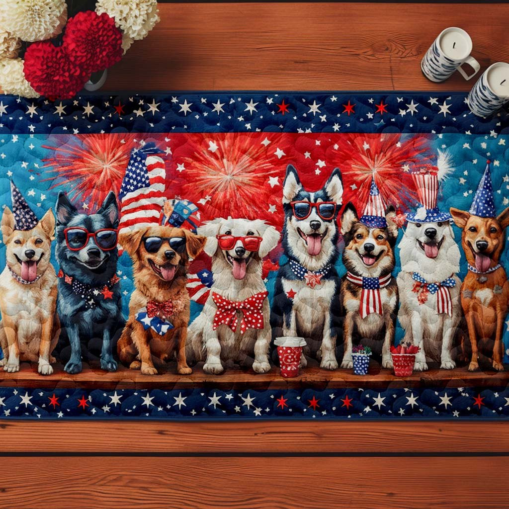 Firecracker Crew Table Runner - Made to Order TABLE928
