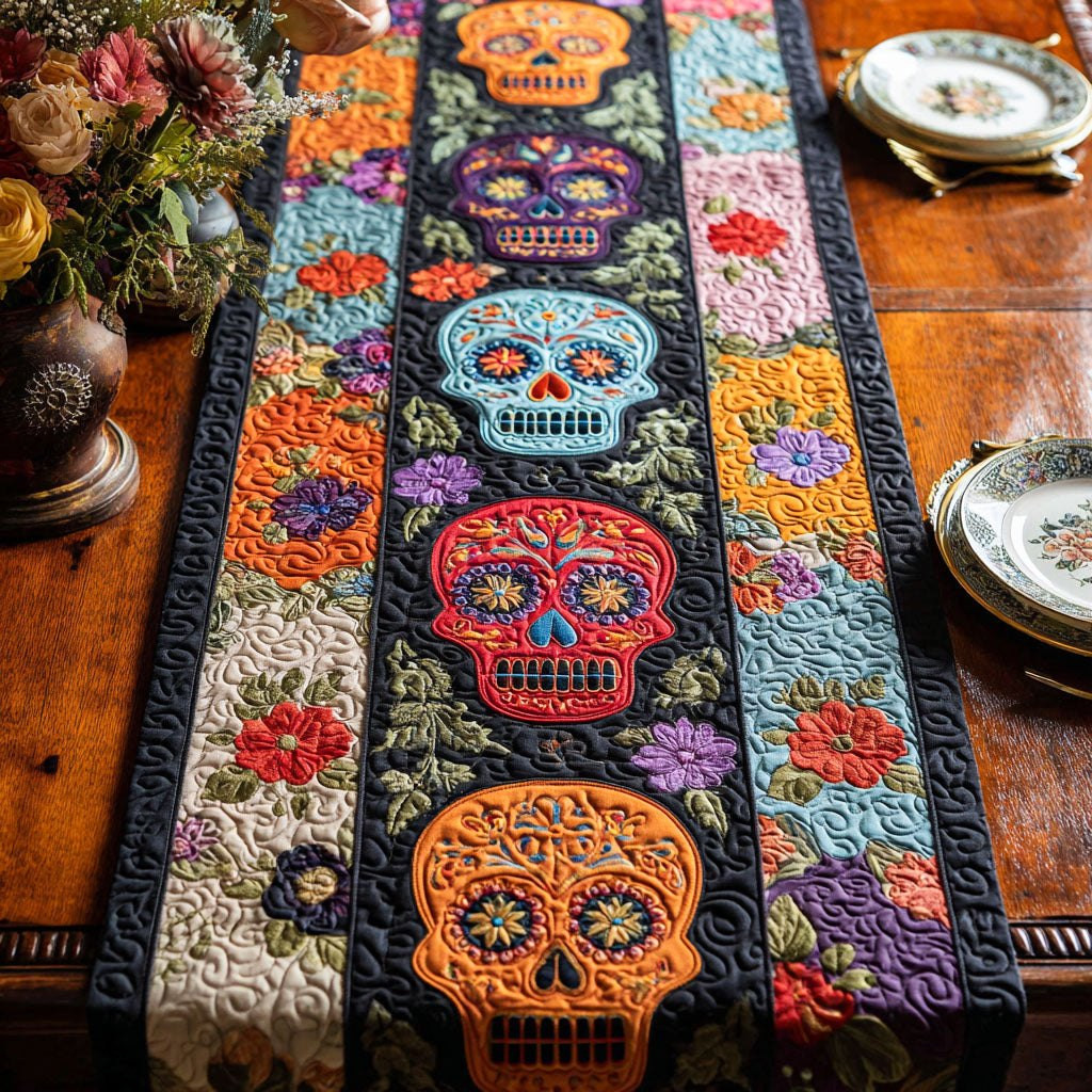 Fiesta Skull Table Runner - Made to Order TABLE928