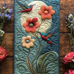 Feathered Melody Table Runner - Made to Order TABLE928