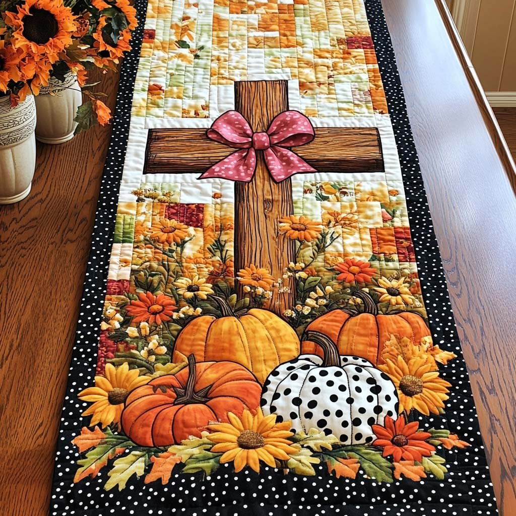 Faithful Fall Days Table Runner - Made to Order TABLE928