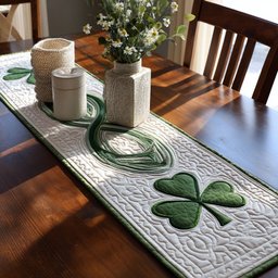Evergreen Tranquility Table Runner - Made to Order TABLE928