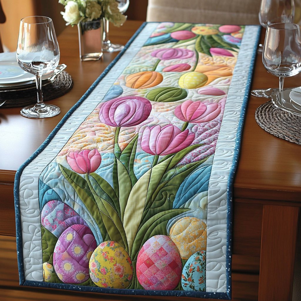 Faithful Flowers Table Runner - Made to Order TABLE928