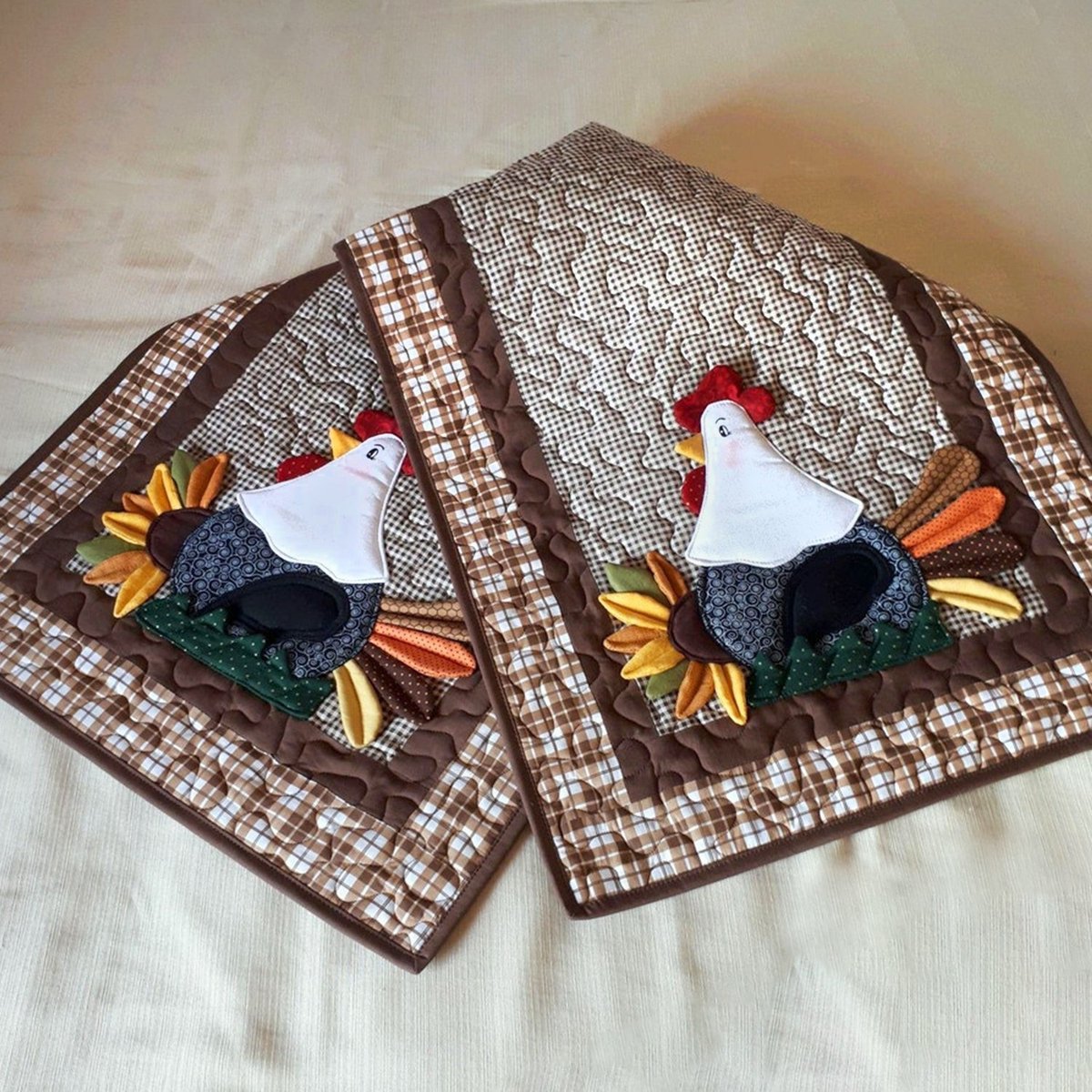 Fall Vibes Chicken Table Runner - Made to Order TABLE928
