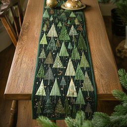 Enchanted Forest Trees Table Runner - Made to Order TABLE928