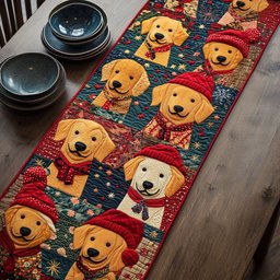 Faithful Retriever Table Runner - Made to Order TABLE928