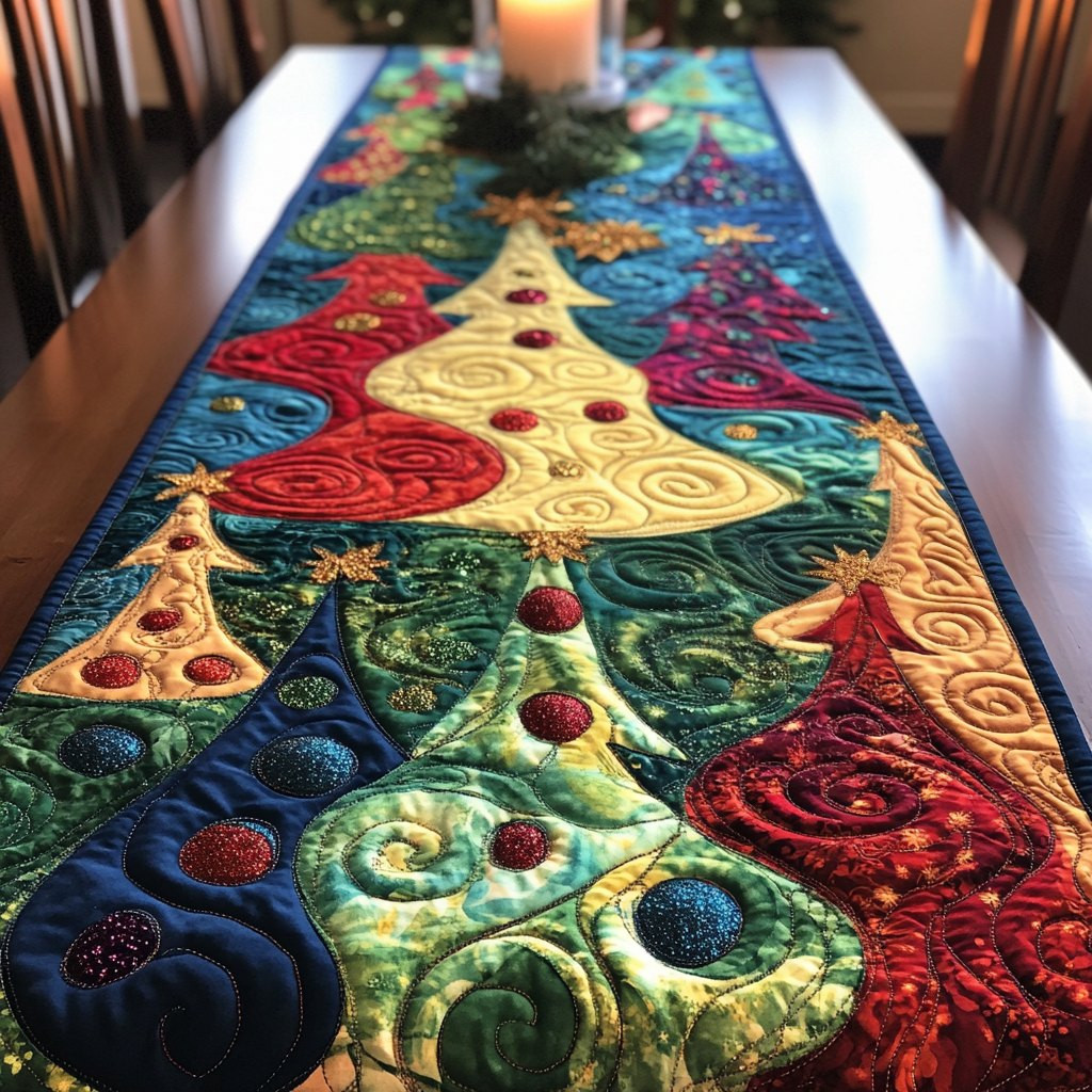 Evergreen Joy Table Runner - Made to Order TABLE928