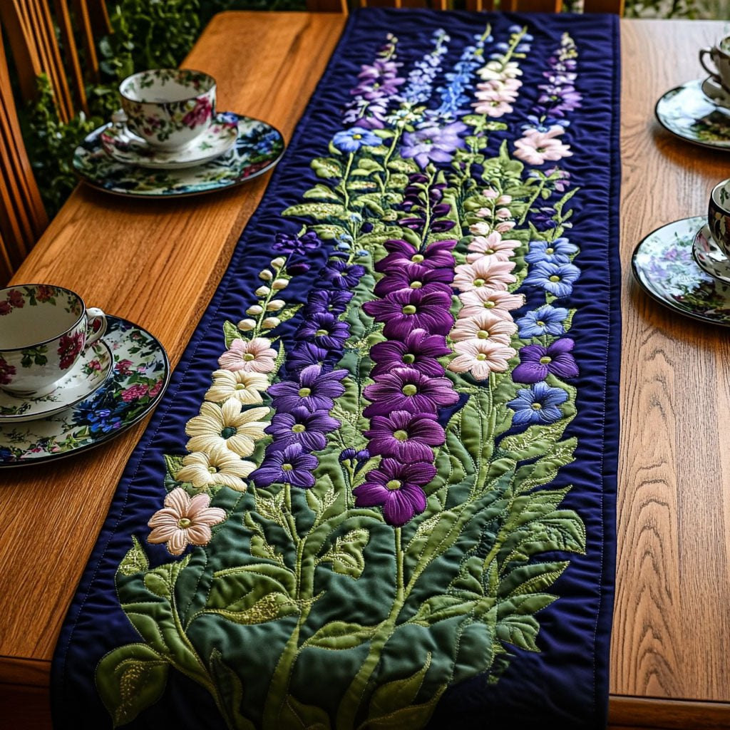 Enchanted Delphinium Table Runner - Made to Order TABLE928