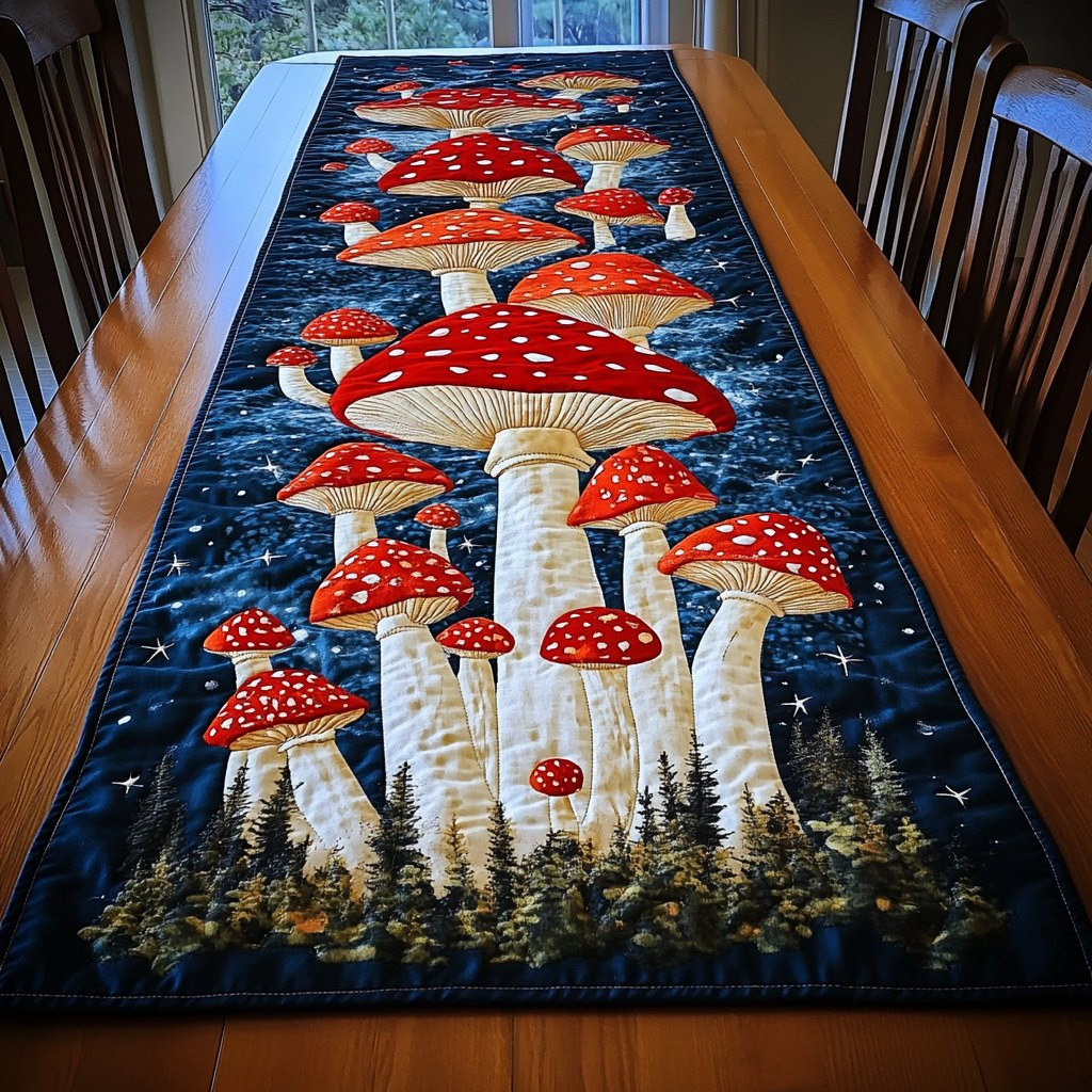 Enchanted Mushrooms Table Runner - Made to Order TABLE928