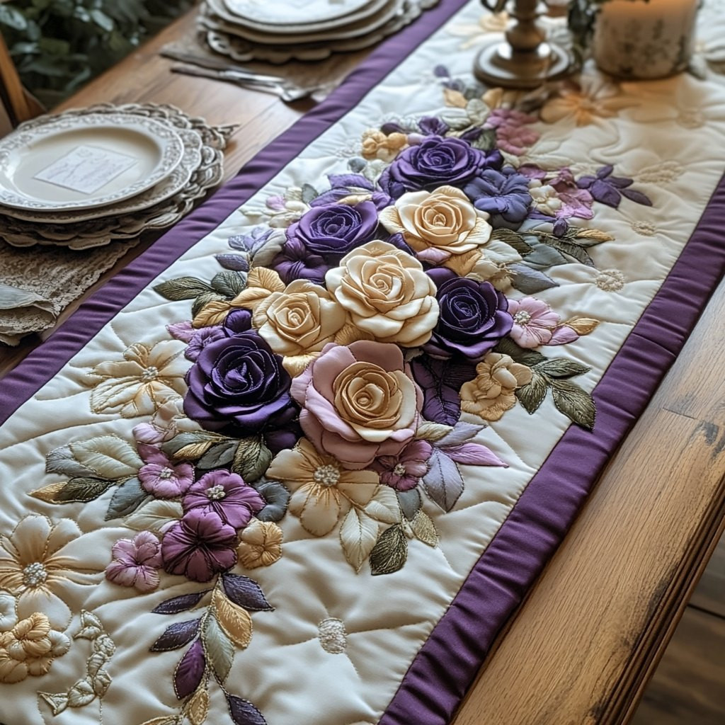 Enchanted Bouquet Table Runner - Made to Order TABLE928