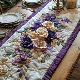 Enchanted Bouquet Table Runner - Made to Order TABLE928