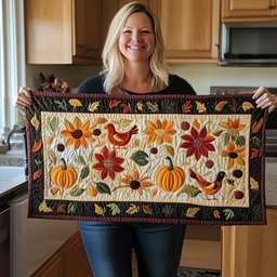 Fall Harvest Joy Table Runner - Made to Order TABLE928