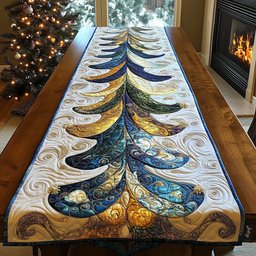 Evergreen Sparkle Table Runner - Made to Order TABLE928